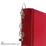 Srebrna zakładka do książki "Klucz Wiolinowy"