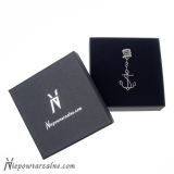 Srebrna nausznica "Kotwica" ear cuff