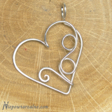 Srebrny wisior "Lovely Heart"