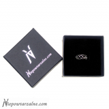 Srebrny ear cuff "Koszyk"