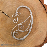 Srebrna nausznica "Fairy Wing"