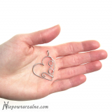 Srebrny wisior "Lovely Heart"